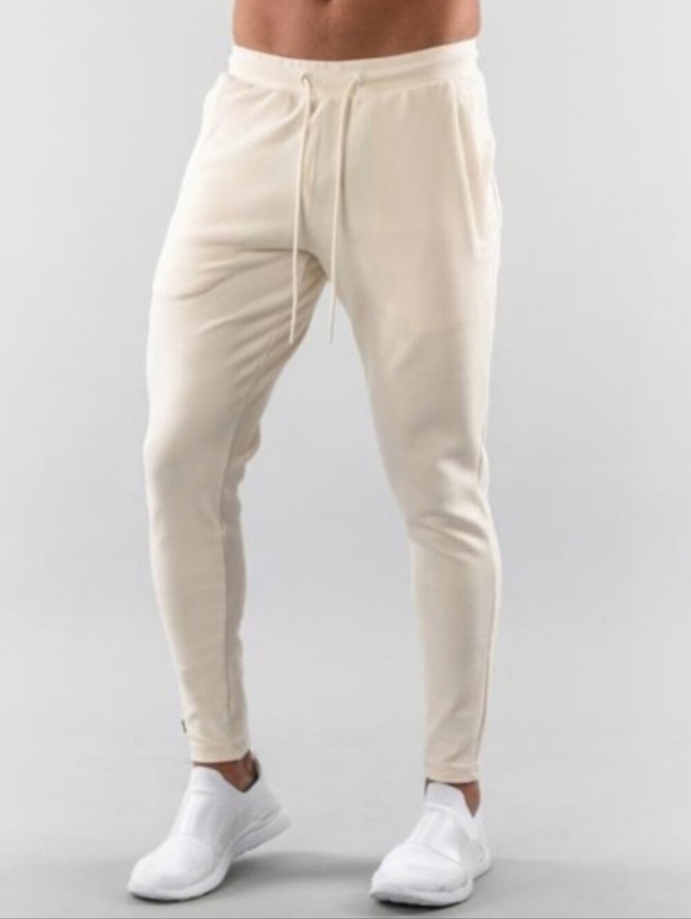 NWT Alphalete Identity Pro Jogger Pants Ivory Size Large